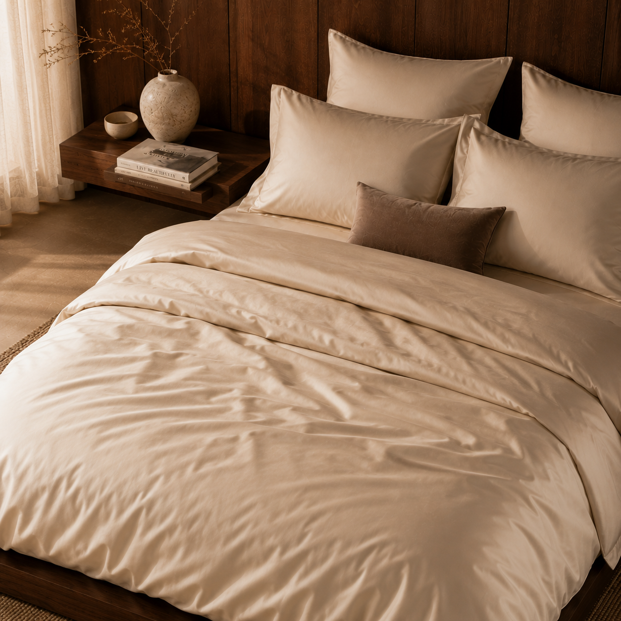 Nordic Cotton Sateen Bedding Collection