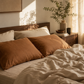 Rustic Harmony Linen & Bamboo Pillowcase Set