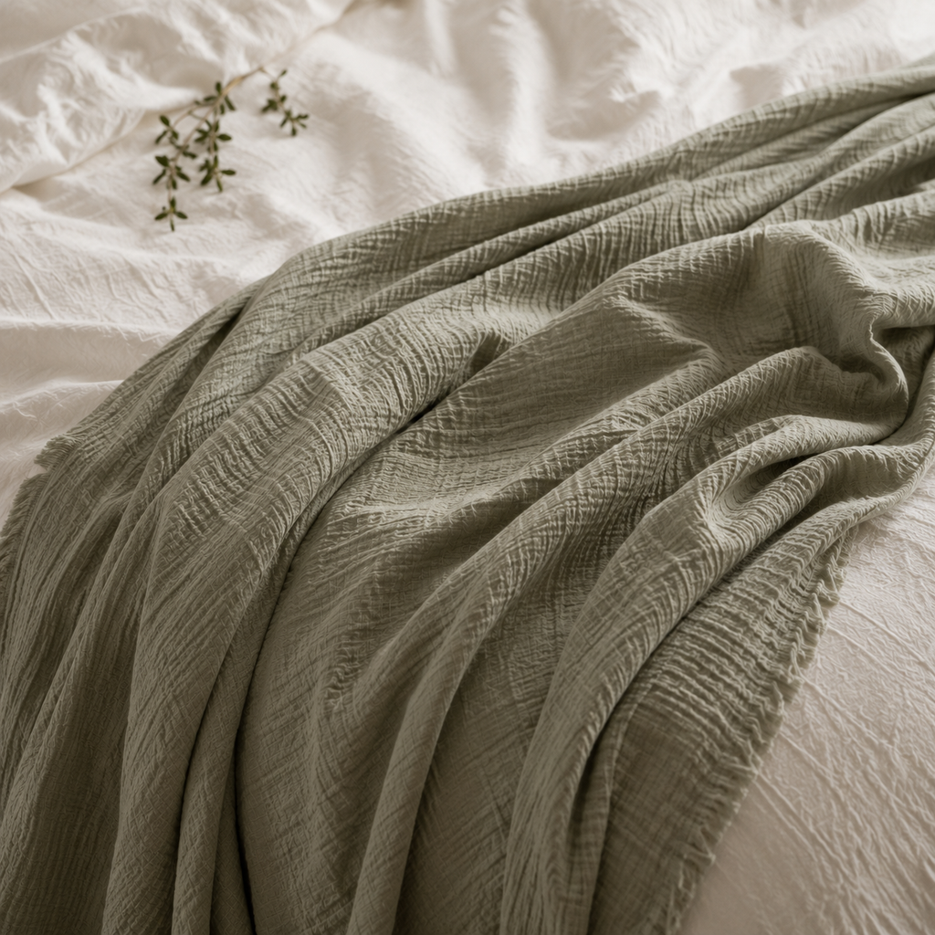 Nordic Cotton Gauze Blanket