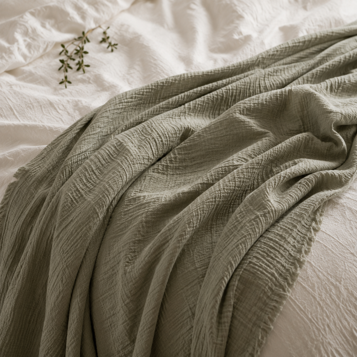 Nordic Cotton Gauze Blanket