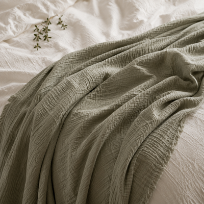Nordic Cotton Gauze Blanket